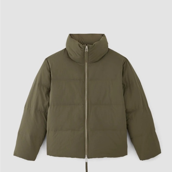 Everlane Olive Green Down Jacket - Picture 6 of 10
